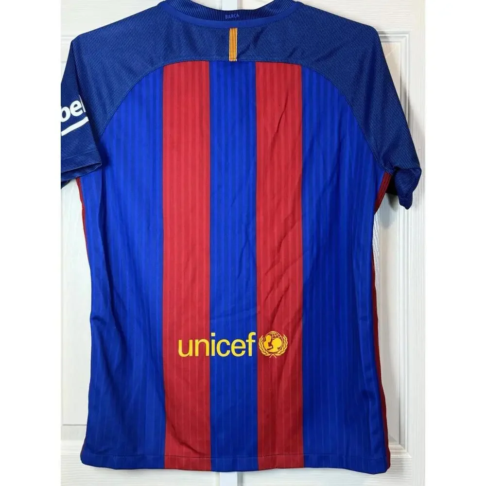 Nike FC Barcelona Soccer Jersey Blue And Red Youth  XL - Picture 4 of 5